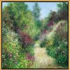 Jean-Claude Cubaynes Bild "Giverny - Le Jardin De Pascale A Grimaud", Gerahmt Giclee