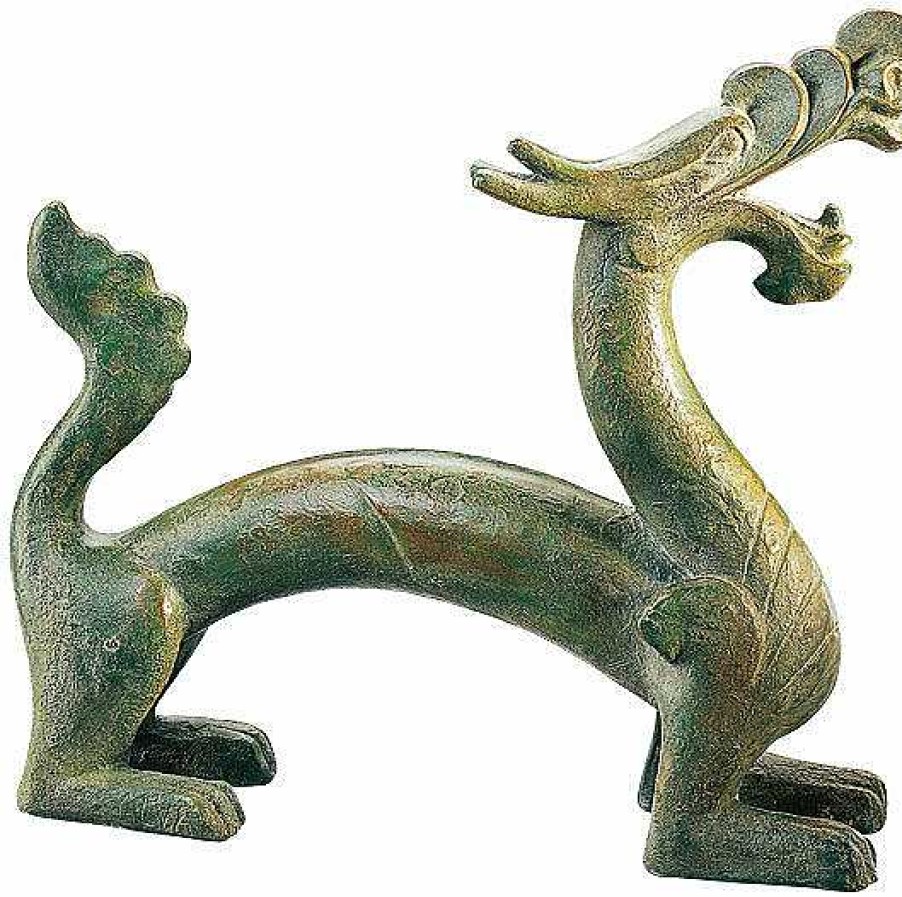 ars mundi Skulptur "Chinesischer Han-Drache", Kunstbronze Tierskulpturen