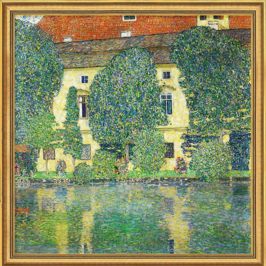 Gustav Klimt Bild "Schloss Kammer Am Attersee Iii" (1910), Gerahmt Jugendstil / Art Deco