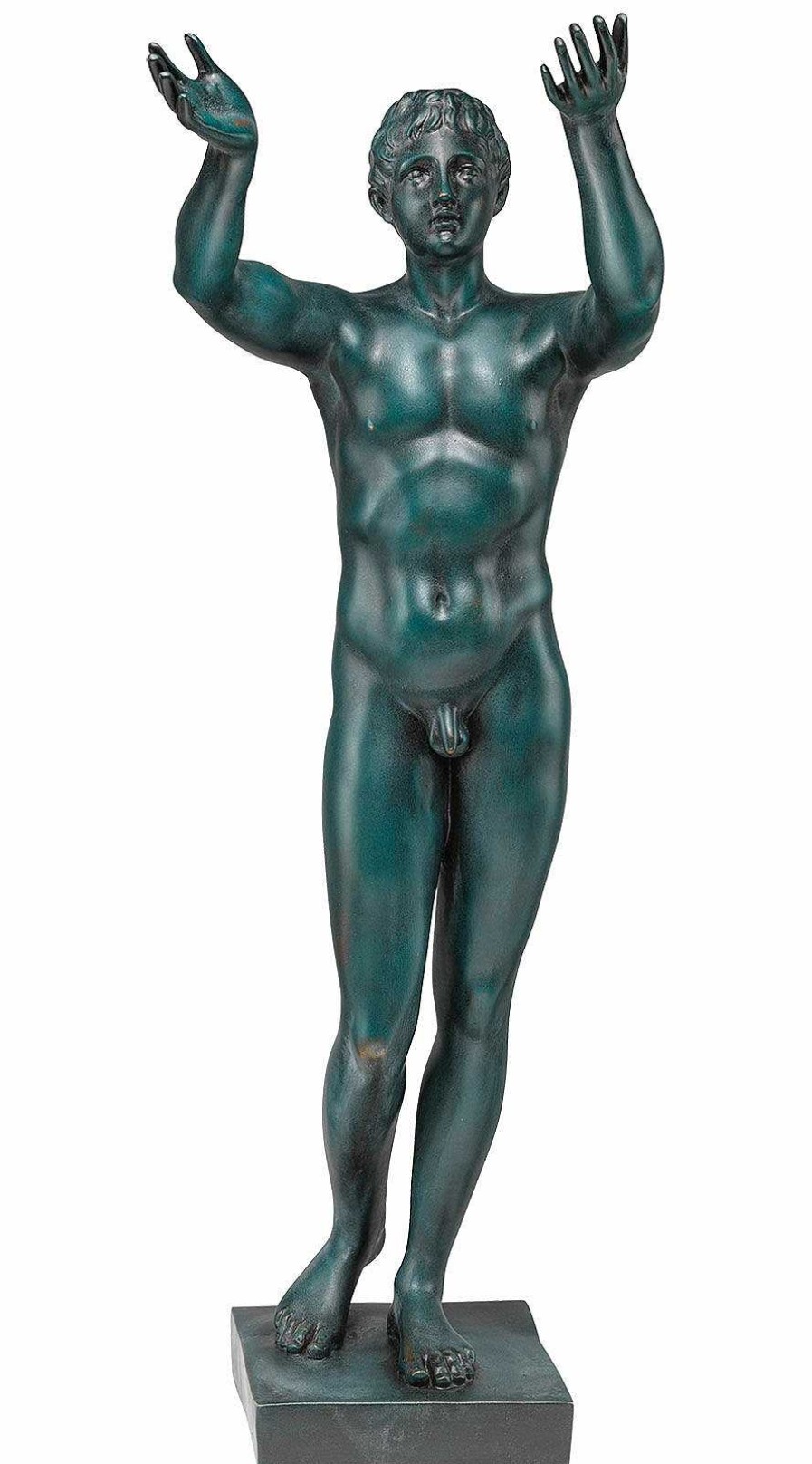 Leochares Statue "Betender Ephebe" (Originalgrose), Version In Bronze Griechenland