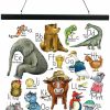 Logofrosch Poster Inkl. Aufhangeleiste "Abc - Tierisch Gut!" - Design Claudia Stockl Fur Kinder