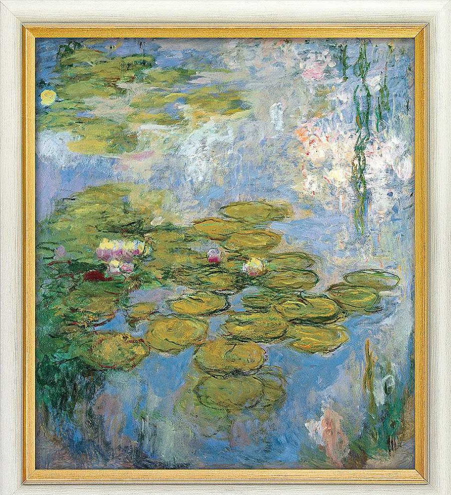 Claude Monet Bild "Seerosen - Nympheas" (1916-19), Gerahmt Blumen