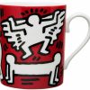 Keith Haring Mug "White On Red", Porzellan Homeaccessoires