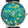 ars mundi Kunstler-Armbanduhr "Van Gogh - Bluhende Mandelbaumzweige" 19. Jh / Um 1900