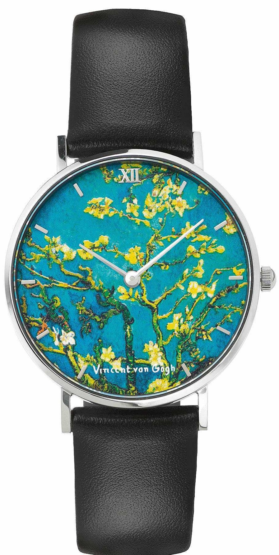 ars mundi Kunstler-Armbanduhr "Van Gogh - Bluhende Mandelbaumzweige" 19. Jh / Um 1900