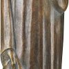 Ernst Barlach Skulptur "Der Sinnende Ii" (1934), Reduktion In Bronze 20. Jahrhundert