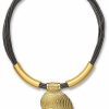 ars mundi Collier "Espiral" Mit Lederband Nord- / Sudamerika