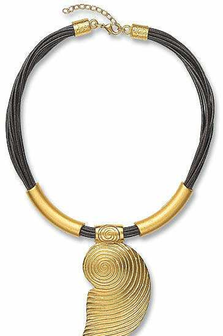 ars mundi Collier "Espiral" Mit Lederband Nord- / Sudamerika