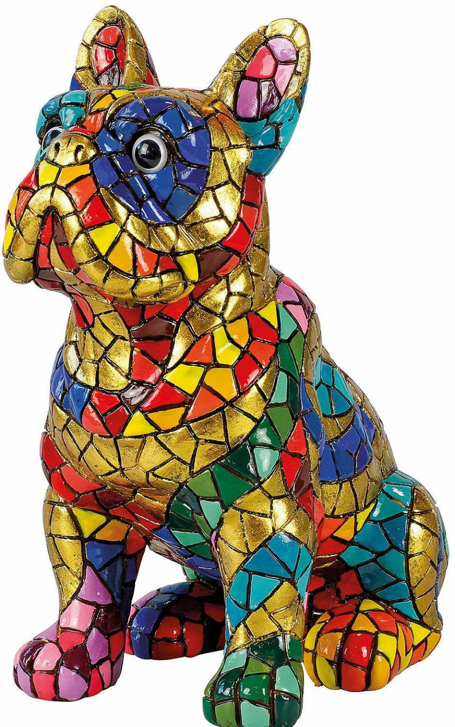 ars mundi Mosaikfigur "Bulldogge" Tierskulpturen