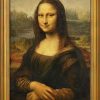 Leonardo da Vinci Bild "Mona Lisa (La Gioconda)" (Um 1503/05), Gerahmt Portrats