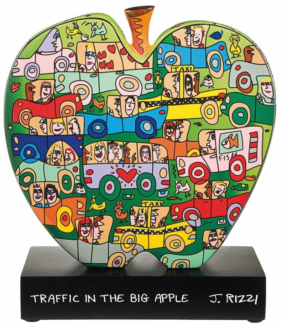 James Rizzi Porzellanobjekt "Traffic In The Big Apple" Porzellan / Keramik