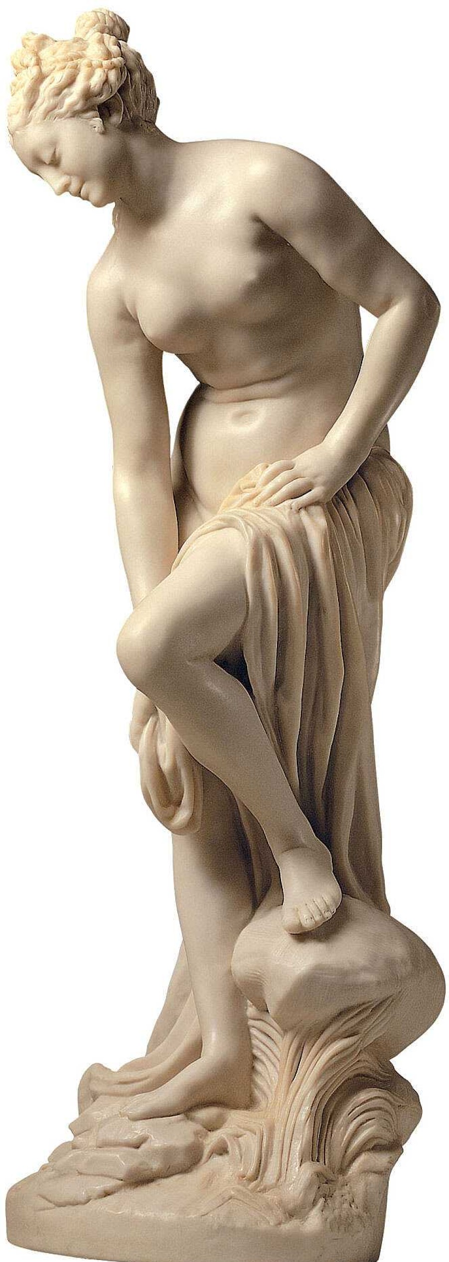 Christophe-Gabriel Allegrain Skulptur "Badende Venus", Kunstguss Barock / Rokoko