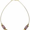 Petra Waszak Collier "Purple Heaven" Vergoldeter Schmuck