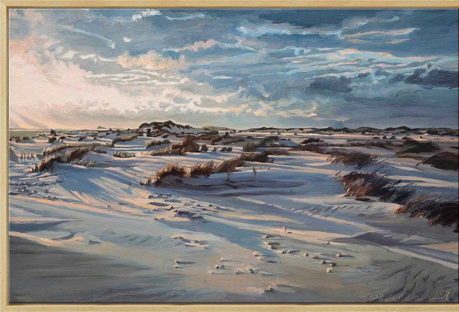 Susanne Wind Bild "Abend Am Kniepsand Iii" (2023) (Original / Unikat), Gerahmt Originale / Unikate