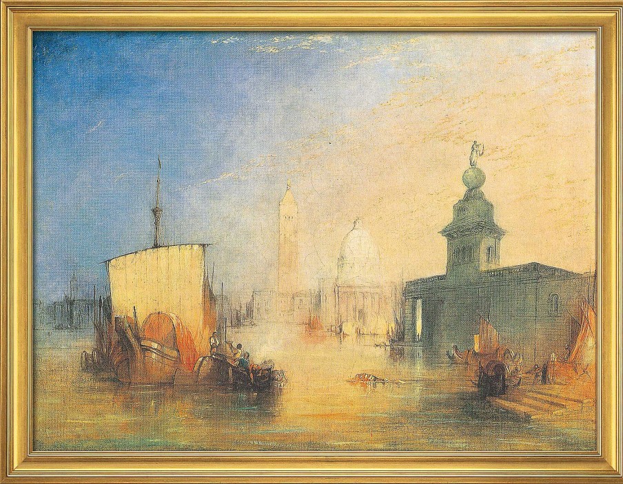 William Turner Bild "Venedig" (1818), Gerahmt Romantik