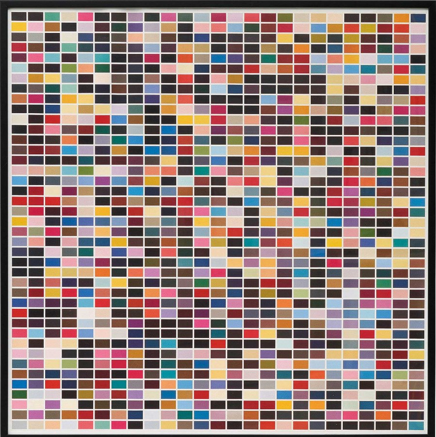 Gerhard Richter Bild "1025 Farben" (1974), Gerahmt Sonstige Techniken