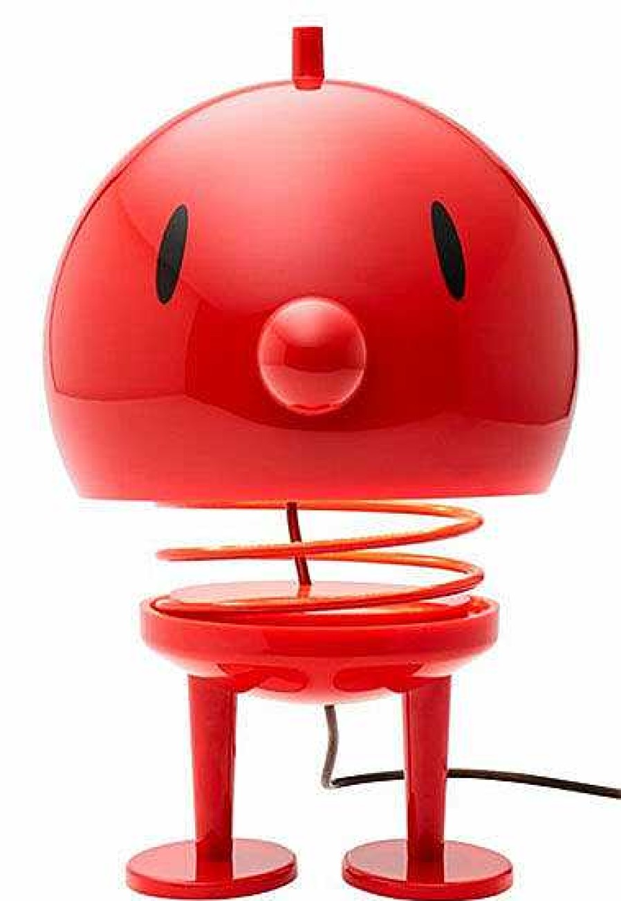 Hoptimist Led-Tischlampe "Bumble Xl", Rote Version, Dimmbar - Design Gustav Ehrenreich Fur Kinder