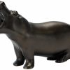 Francois Pompon Skulptur "Hippopotamus", Kunstguss 19. Jh / Um 1900