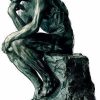 Auguste Rodin Skulptur "Der Denker" (38 Cm), Version In Kunstbronze Kunstbronze