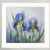 Christine Kremkau Bild "Iris" (2017) (Original / Unikat), Gerahmt Blumen