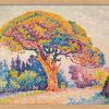 Paul Signac Bild "Die Pinie Von Bertaud (Bei Saint-Tropez)" (1909), Version Naturfarben Gerahmt Impressionismus