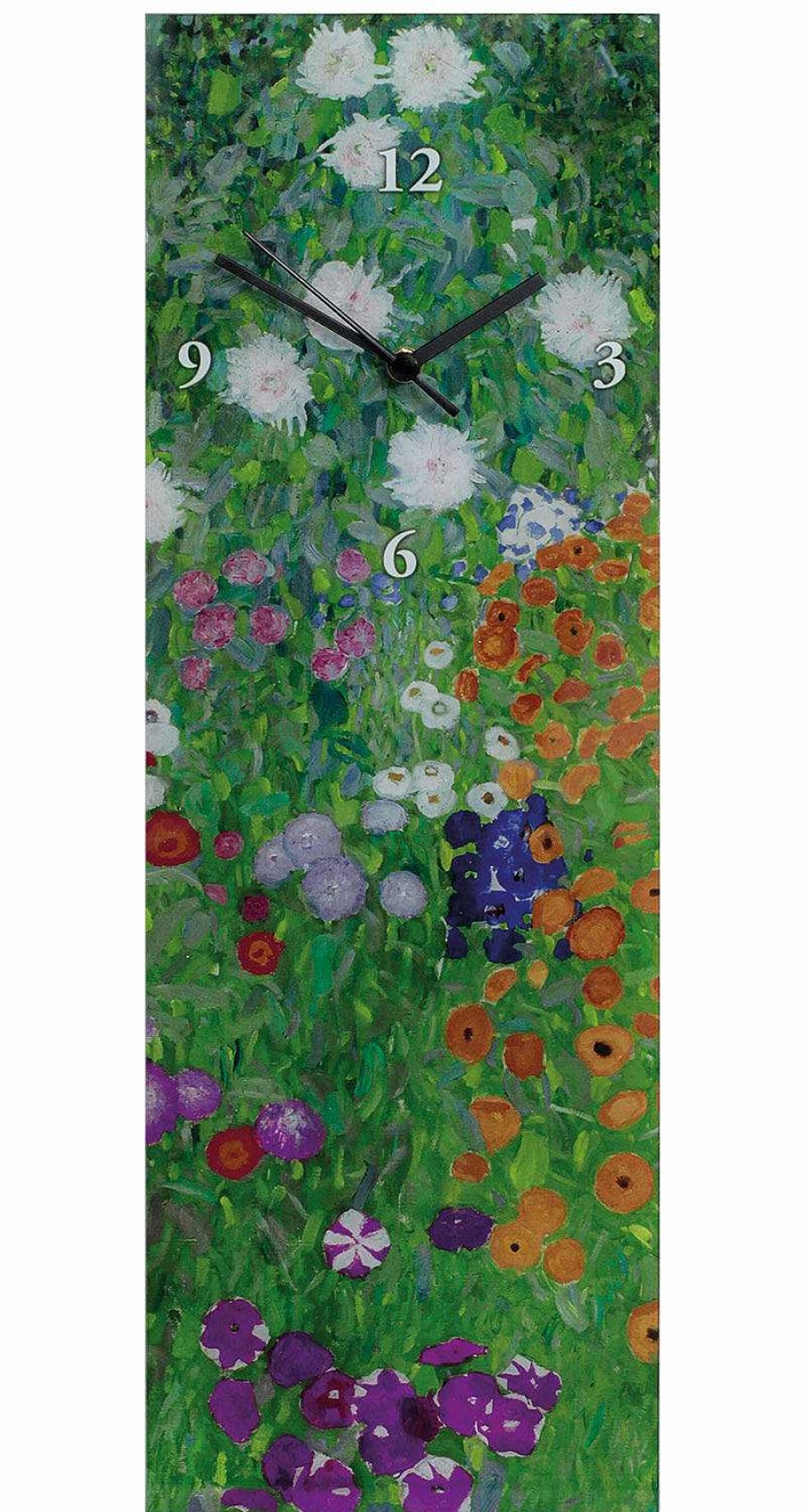 Gustav Klimt Wanduhr "Bauerngarten" Interieur