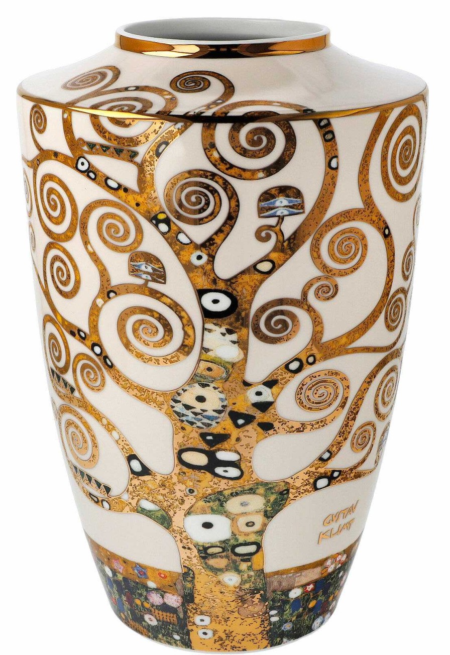 Gustav Klimt Porzellanvase "Lebensbaum" (Klein, Hohe 24 Cm) Interieur