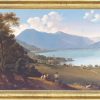 Georg von Dillis Bild "Der Tegernsee", Gerahmt Barock / Rokoko