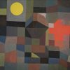 Paul Klee Bild "Feuer Bei Vollmond" (1933) Alu-Dibond