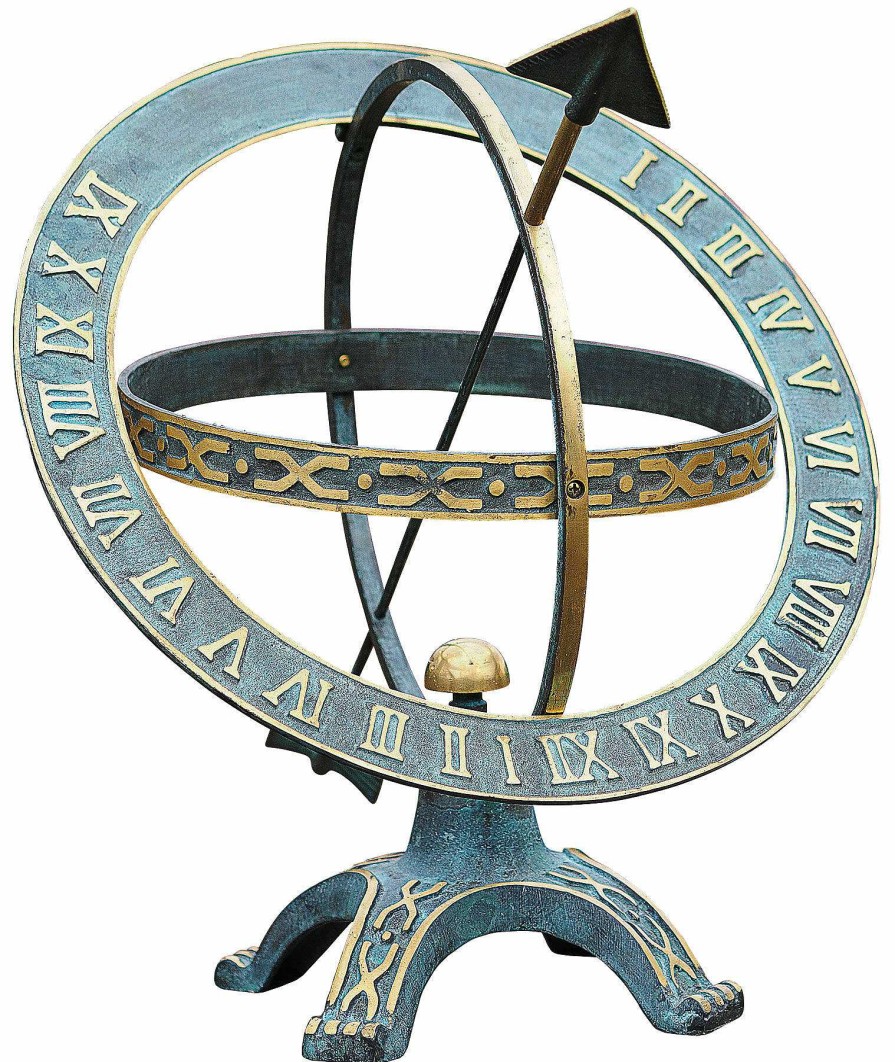 ars mundi Sonnenuhr "Stundenring", Bronze Sonstige Gartenaccessoires