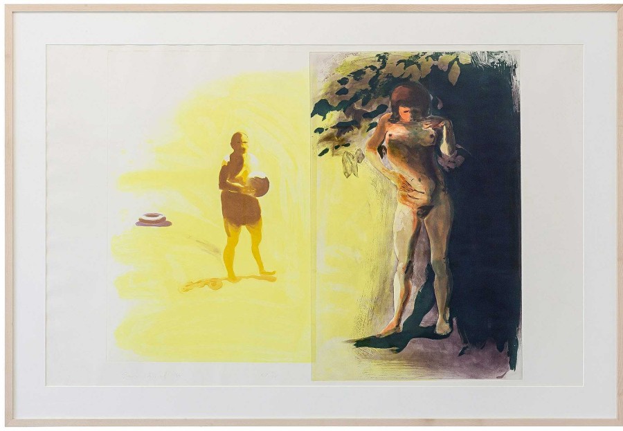 Eric Fischl Bild "Inner Tube" Aus Dem Portfolio "Beach Scenes I-Iv" (1989) Genreszenen