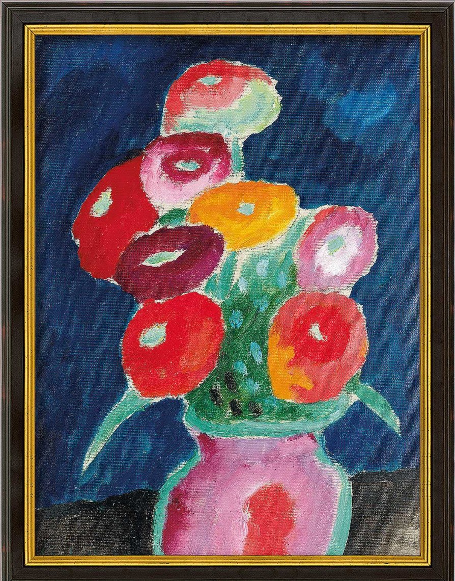 Alexej von Jawlensky Bild "Blumen In Einer Vase" (1918), Gerahmt Blumen