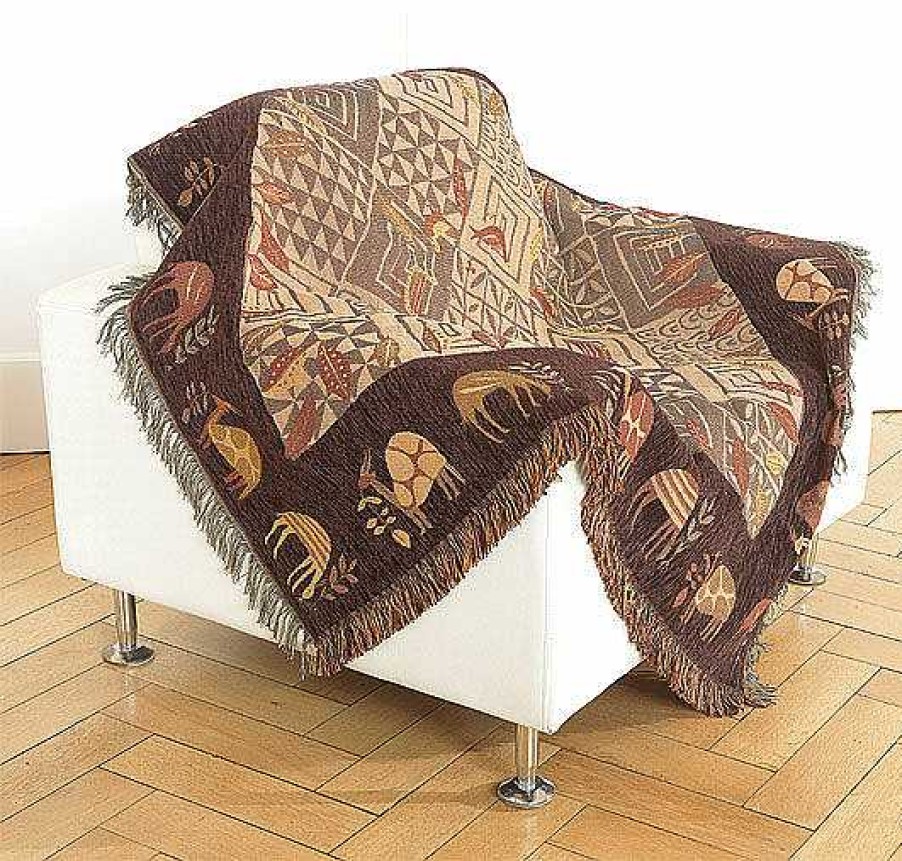 ars mundi Wohnplaid Mit Afrika-Motiven Interieur