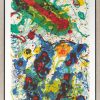 Sam Francis Bild "Untitled (L 282/Sf 341)" (1989), Gerahmt Bilder