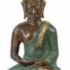 ars mundi Skulptur "Meditierender Buddha", Bronze Antikfinish Asien