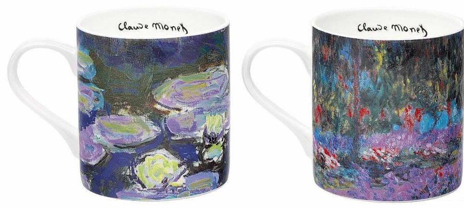 Claude Monet 2 Becher Mit Kunstlermotiven Im Set, Porzellan Geschirr