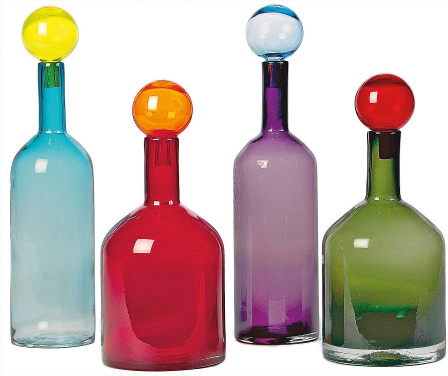 Pols Potten 8-Teiliges Flaschenset "Bubbles & Bottles", Bunte Version Deko-Objekte