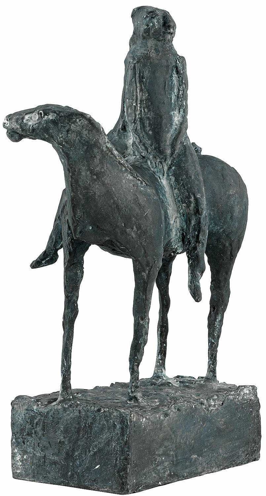 Marino Marini Skulptur "Kleiner Reiter" (1947), Reduktion In Bronze Statuetten